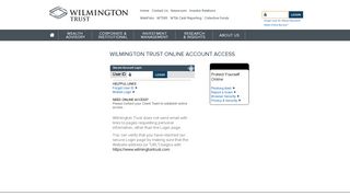 
                            1. Login - Wilmington Trust - Wilmington Trust Portal