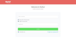 
                            1. Login - Wufoo - Secure Wufoo Com Portal