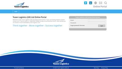 Login - Yusen Logistics (UK) Ltd
