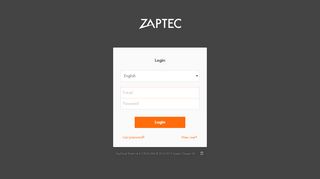 
                            4. Login - ZAPTEC - Zap Portal