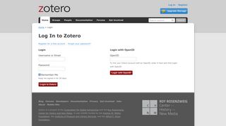 
                            7. Login - Zotero - Zotero Sign In