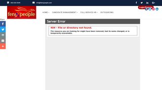 
Login/Register – Fenix People  
