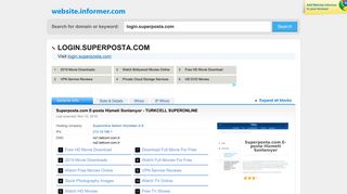 login.superposta.com at WI. Superposta.com E-posta Hizmeti ... - Superposta Com Login