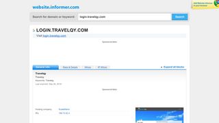 
Login.travelqy.com - Website Informer - Informer Technologies ...
