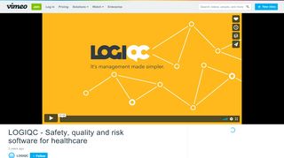 
                            7. LOGIQC - Safety, quality and risk software for healthcare on ... - Logiqc Login