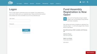 
                            3. Logon - The Fund - Atids Portal