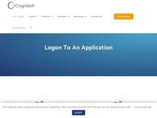 
                            3. logon-to-an-application - CogniSoft
