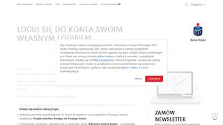 
                            3. Loguj się do konta swoim własnym loginem - PKO Bank Polski - Ipko Portal Klienta