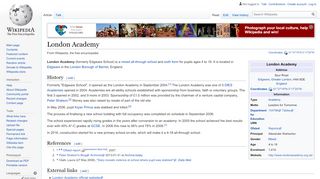 
                            2. London Academy - Wikipedia - Eportal London Academy Portal