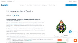 
                            8. London Ambulance Service | Huddle - London Ambulance Service Email Portal