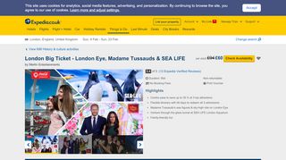 
                            7. London Big Ticket - London Eye, Madame Tussauds & SEA LIFE - London Big Ticket Login