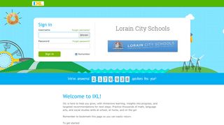 
                            3. Lorain City Schools - IXL - Ixl Sign In Elyria