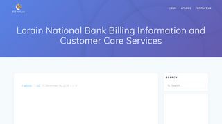 
                            8. Lorain National Bank Billing Information and Customer Care ... - 4lnb Portal