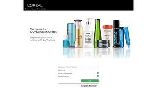 
                            3. L'Oréal Salon Orders - Loreal Sales Portal