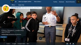 
Los Angeles Unified School District / Homepage
