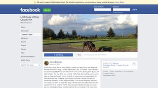 
                            9. Lost Dogs of King County WA Public Group | Facebook