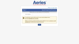 Lost Password for Aeries Parent/Student Portal Account - Preuss Parent Portal