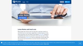 
                            4. Lotus Notes and mail.com