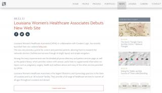 
                            5. Louisiana Women's Healthcare Associates Debuts New Web Site ... - Lwha Patient Portal