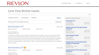 
                            4. Love Your Revlon Career - My Job Search - Revlon Ultipro Login