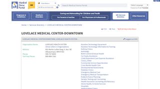 
                            8. LOVELACE MEDICAL ... - New Mexico Medical Home Portal - Lovelace Provider Portal