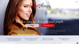 
                            7. Loveleap - The fun way to chat and meet people - Loveleap Sign In