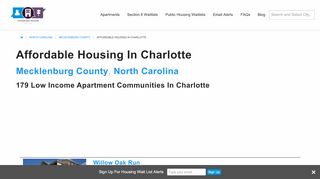 
                            3. Low Income Apartments in Charlotte, NC - Cha Nc Org Portal