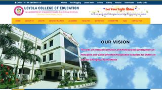 
                            6. Loyola College of Education - Loyola College Alwal Student Portal