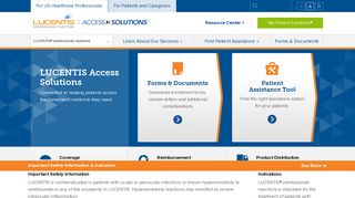 
                            1. LUCENTIS Access Solutions | LUCENTIS® (ranibizumab injection) - Lucentis Access Solutions Portal