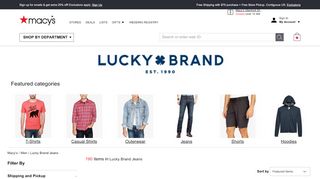
                            8. Lucky Brand Jeans and Clothing for Men - Macy's - Lucky Brand Closet Login