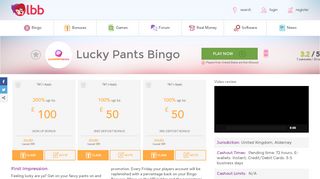 
                            7. Lucky Pants Bingo | No Deposit Bingo Bonus - Lucky Pants Bingo Portal