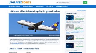 
                            6. Lufthansa Miles & More Loyalty Program - In-Depth Review ... - Miles And More Com Portal