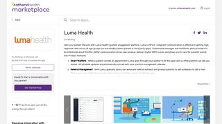 
                            8. Luma Health | Marketplace | athenahealth - Luma Health Portal