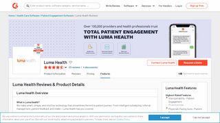 
                            9. Luma Health Reviews 2020: Details, Pricing, & Features | G2 - Luma Health Portal