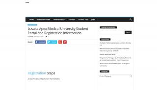 
                            1. Lusaka Apex Medical University Student Portal and Registration ... - Lusaka Apex Medical University Student Portal