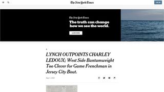 
                            6. LYNCH OUTPOINTS CHARLEY LEDOUX; West Side ... - Clever Login Jersey City