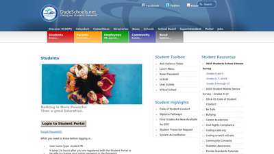 
                            3. M-DCPS Students Page - dadeschools.net