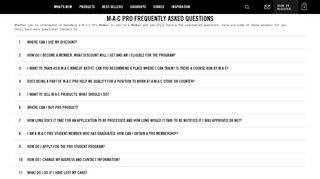 
                            2. MAC Pro - FAQs | MAC Cosmetics - Official Site - Mac Pro Membership Portal