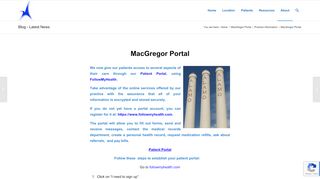 
                            1. MacGregor Portal – MacGregor Medical Center – San Antonio ... - Macgregor Medical Center Patient Portal