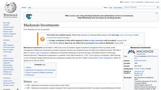 
                            2. Mackenzie Investments - Wikipedia - Mackenzie Advisor Portal