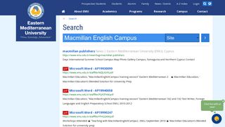 
                            5. Macmillan English Campus | Search | Eastern Mediterranean ... - Macmillan English Campus Login Emu