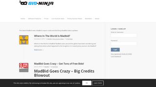 
                            7. MadBid Archives | Bid-Ninja | Penny Auction Software for ... - Madbid Uk Portal