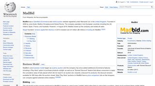 
                            1. MadBid - Wikipedia - Madbid Uk Portal