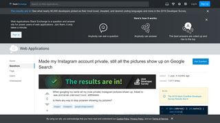 
                            8. Made my Instagram account private, still all the pictures show up ... - Pictaram Sign Up