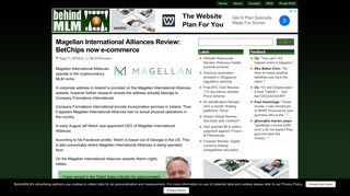 Magellan International Alliances Review: BetChips now e ... - Magellan International Sign In