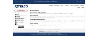 MagicMail Email Options - OTELCO