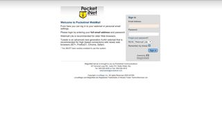 
                            3. MagicMail Mail Server: Landing Page - Pocketinet Portal