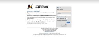 
                            4. MagicMail Mail Server: Landing Page - Succeed Net Portal