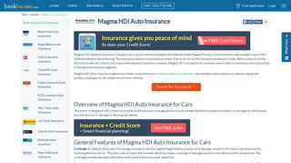 Magma HDI Auto Insurance | Magama HDI Vehicle Insurance - Magma Hdi Portal Login