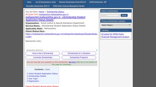 
                            9. mahaeschol.maharashtra.gov.in : eScholarship Student ...